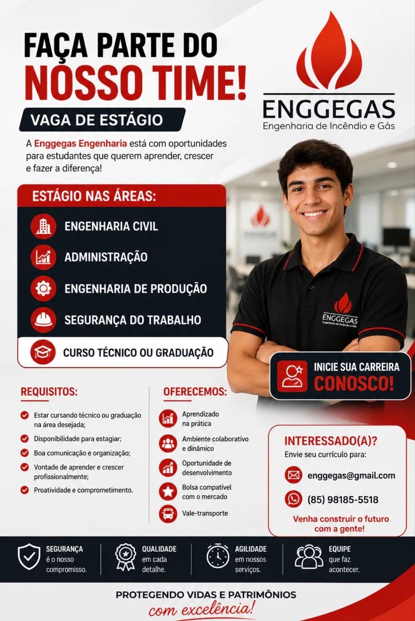 Vaga para Estágio 
