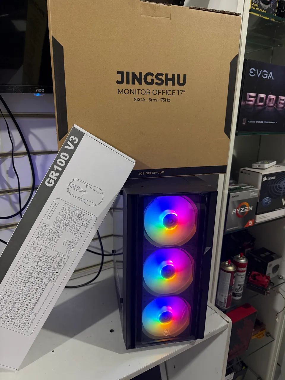 Pc Gamer COMPLETO Intel Novo, na Caixa c/ Garantia 