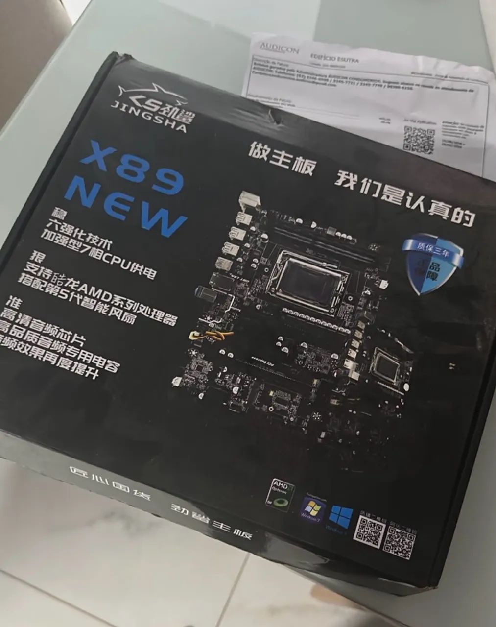 Placa mãe + processador AMD - Foto 2
