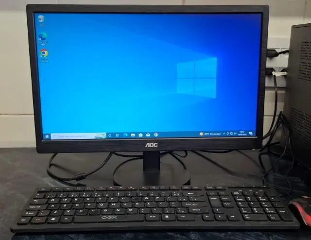 PC completo Intel 10ª Geração Pentium Gold G6405 | SSD | Windows 10 - Foto 2