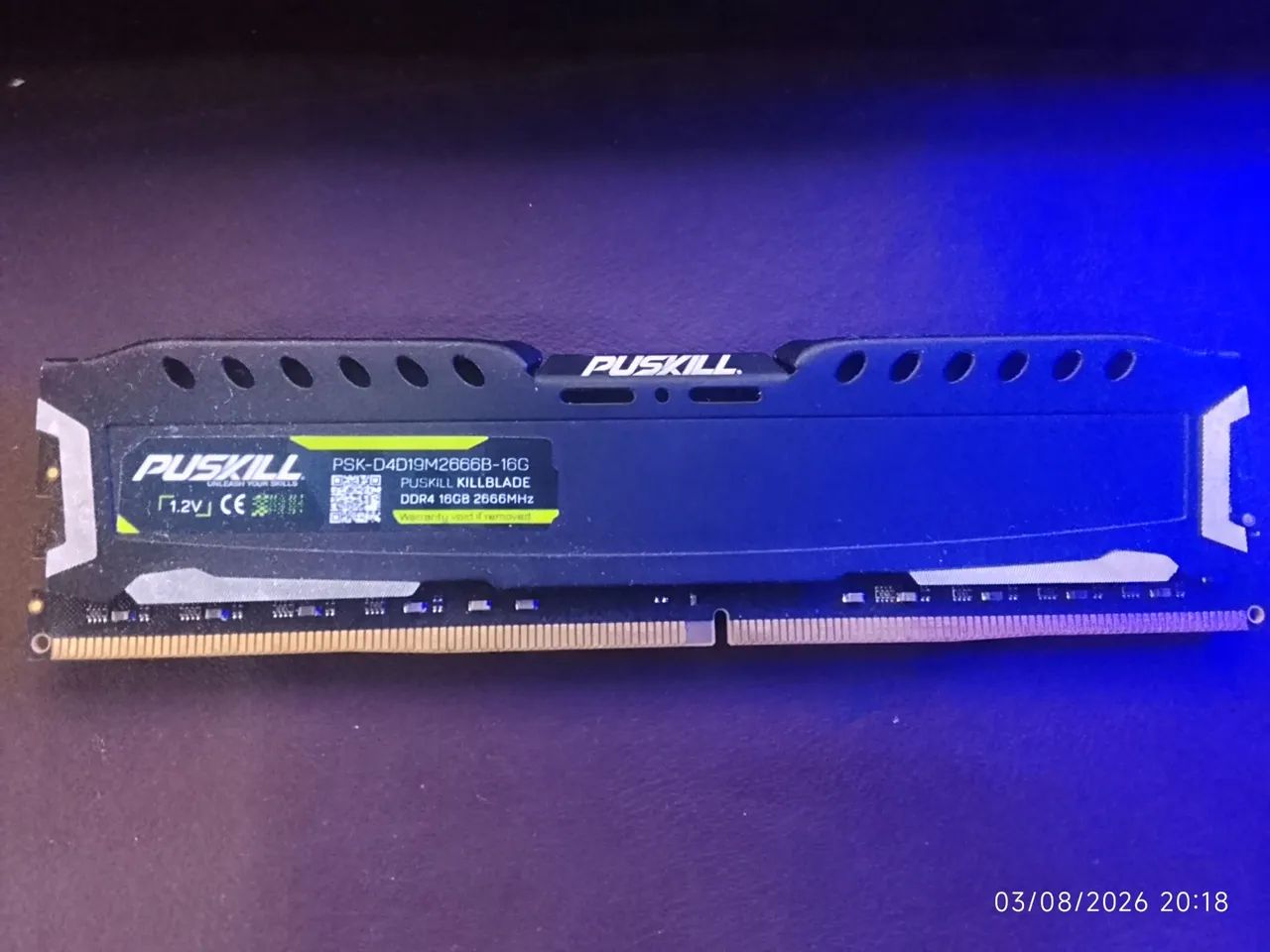 Memória ddr4 16gb 