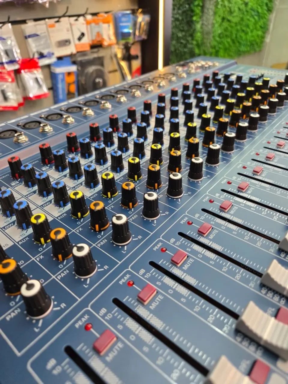 Mesa De Som Interface Mixer Lexsen Lmx16usb 16 Canais Bluetooth  - Foto 3