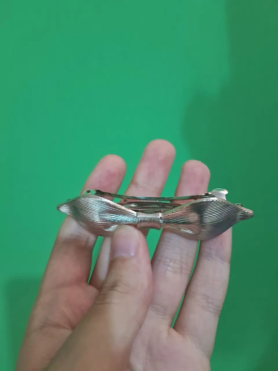 Presilha de Cabelo prateada - Foto 4