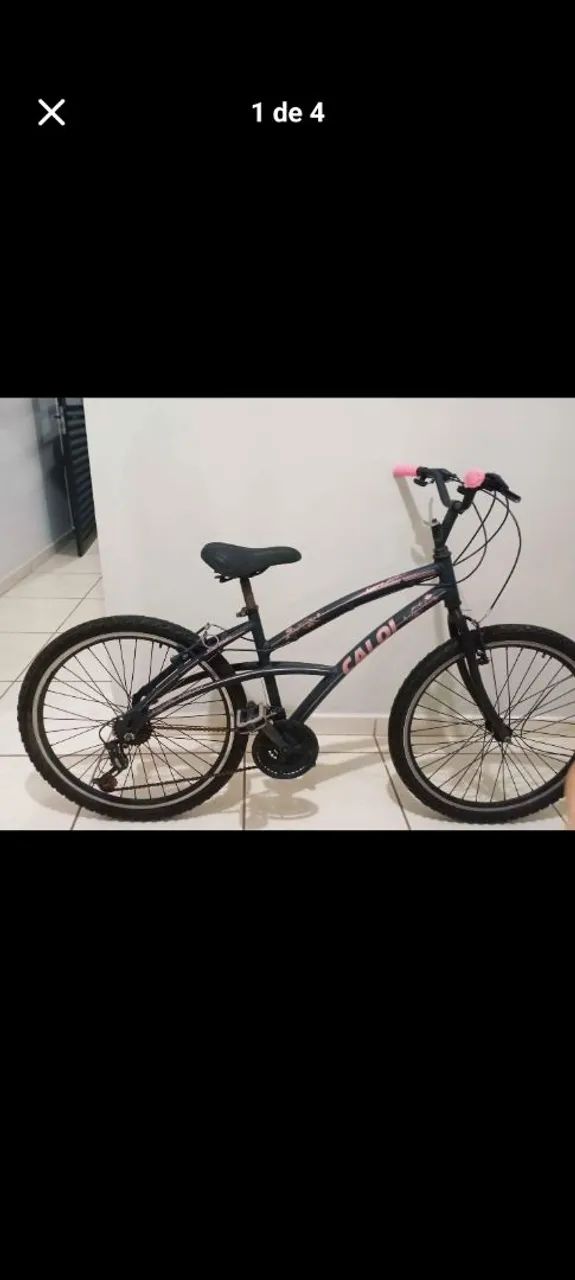 Vendo bicicleta  por 450  reais no cartão de crédito 2 vezes  ou  400 no dinheiro  ou Pix - Foto 2