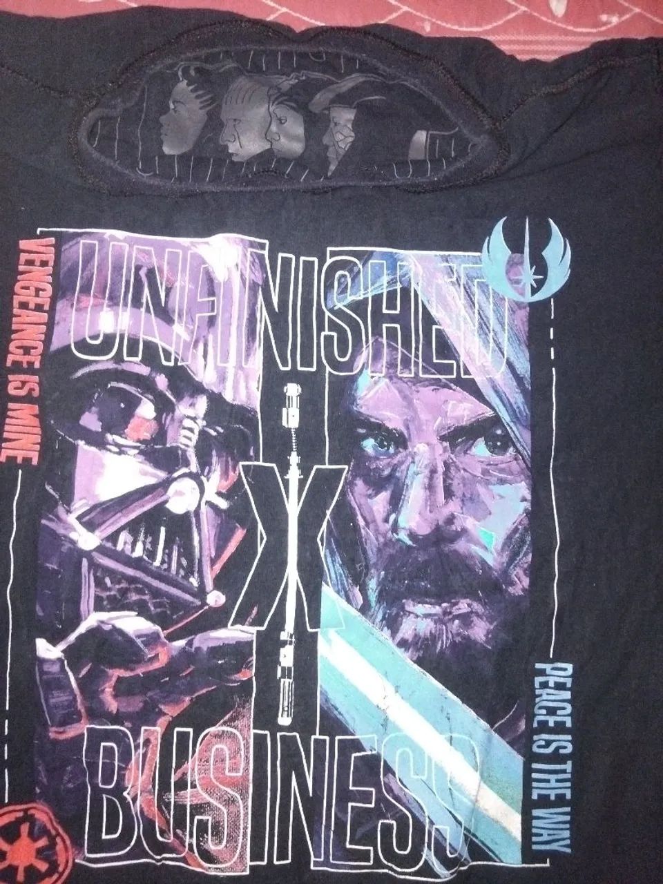 Camiseta Star Wars Darth Vader Dupla Face
