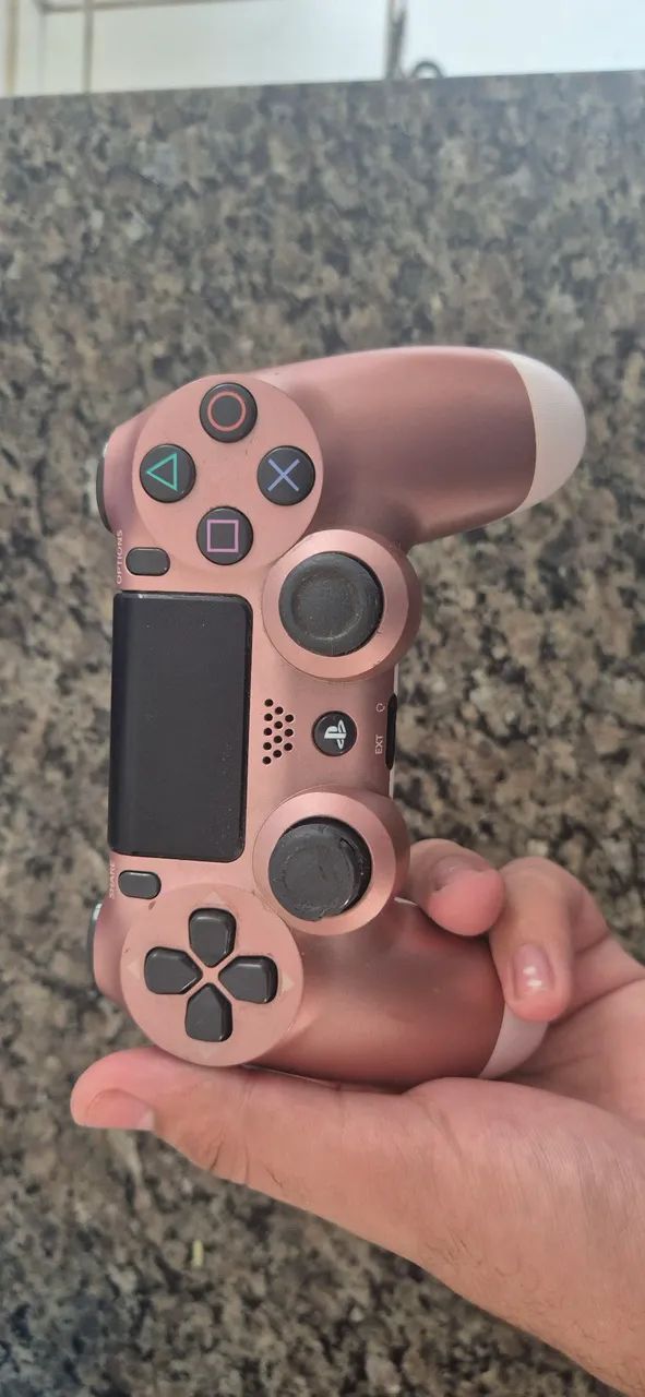 Controle de ps4 rosa