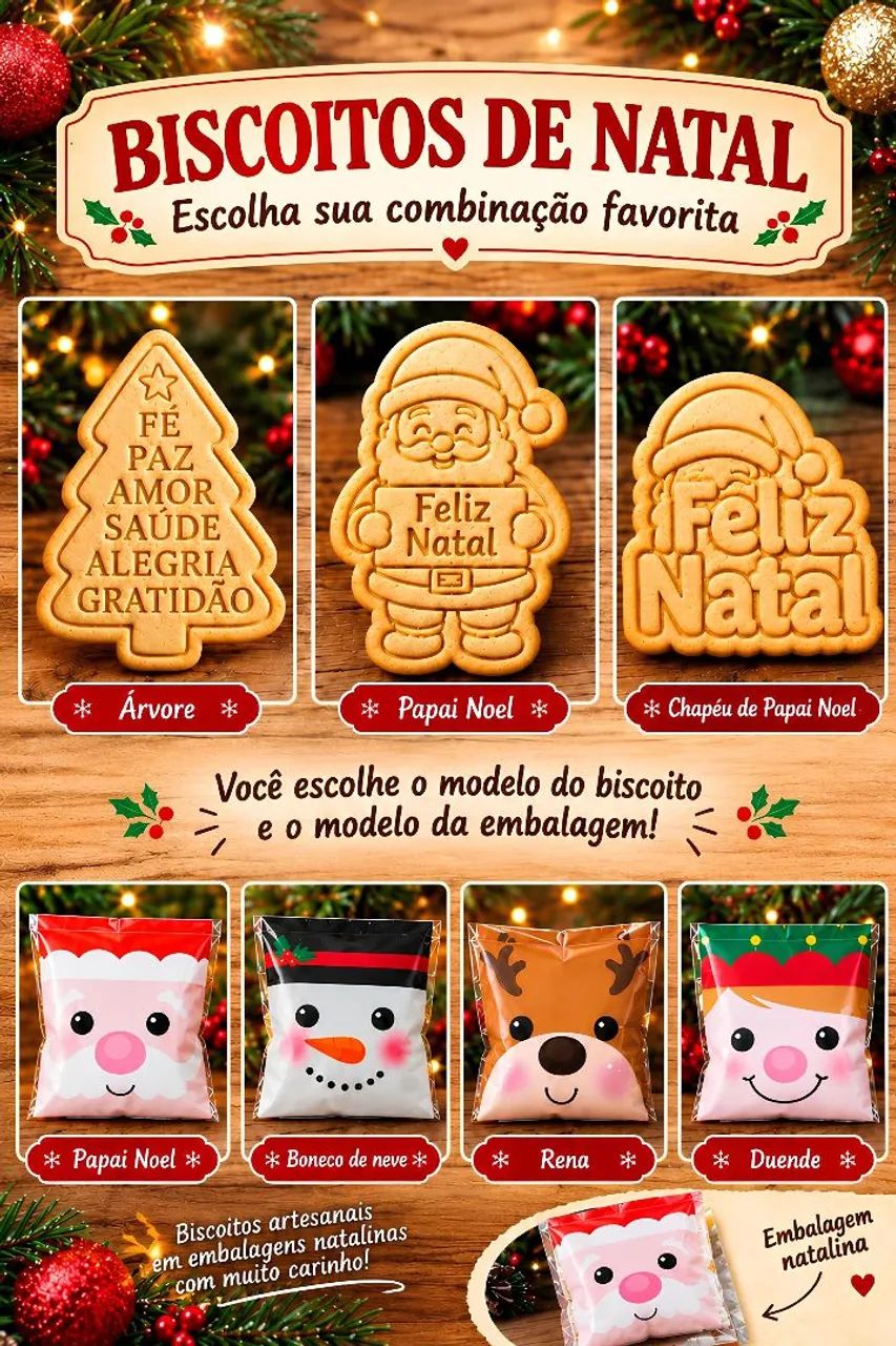 Biscoitos Natalinos