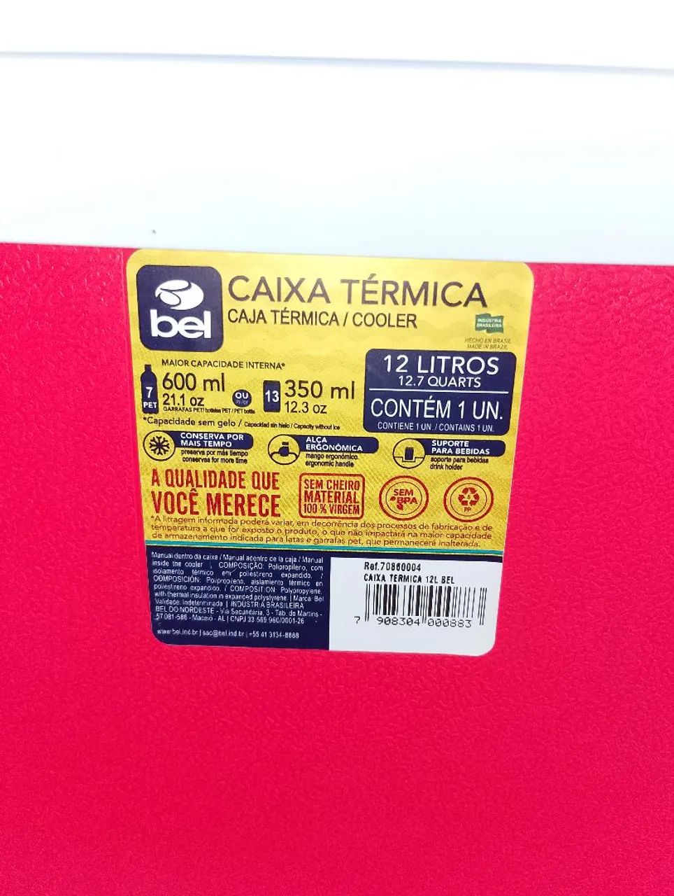 Caixa térmica 12 litros  - Foto 3