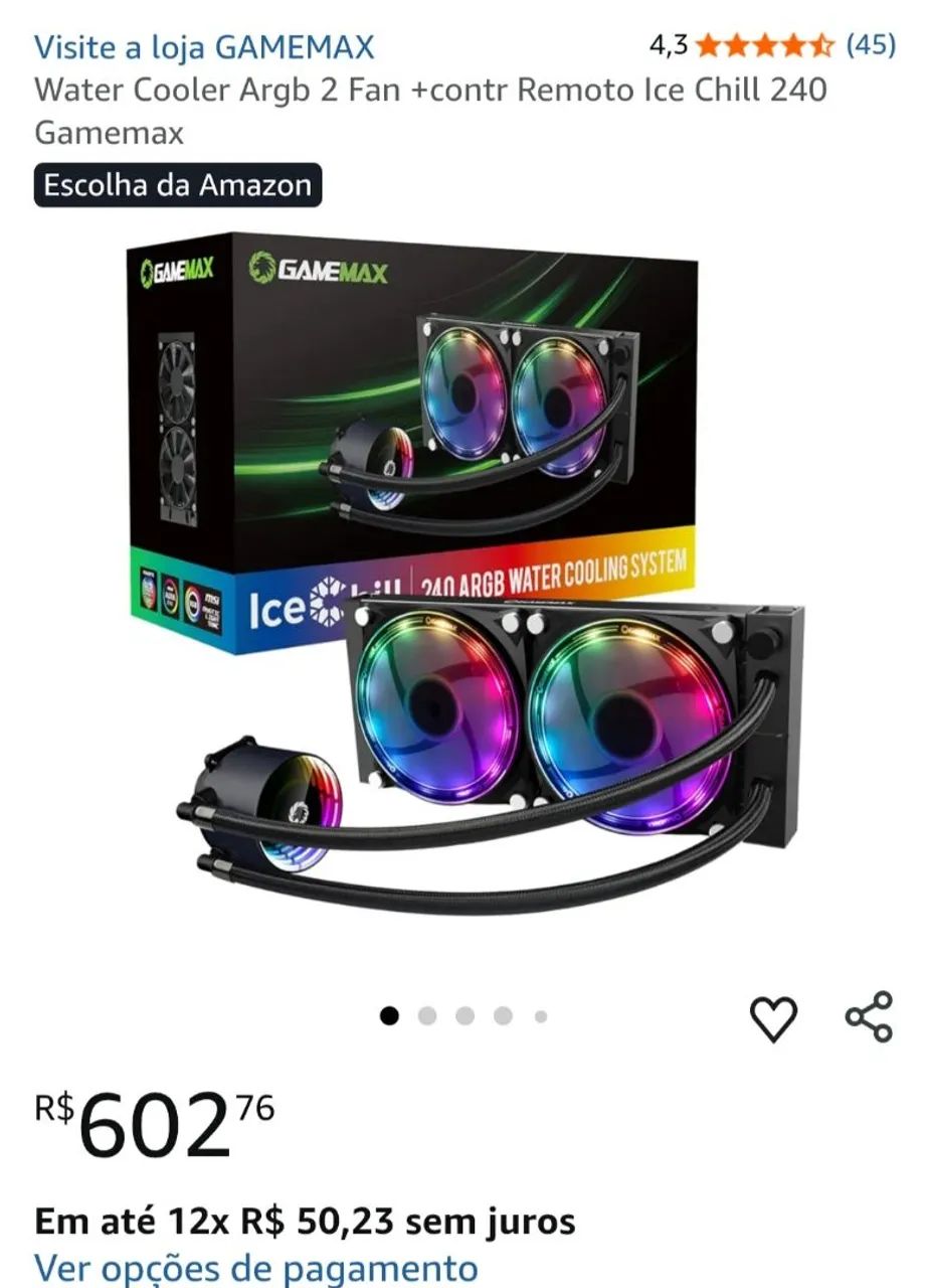 Walter Cooler pro 115X com ARGB (Potente) 