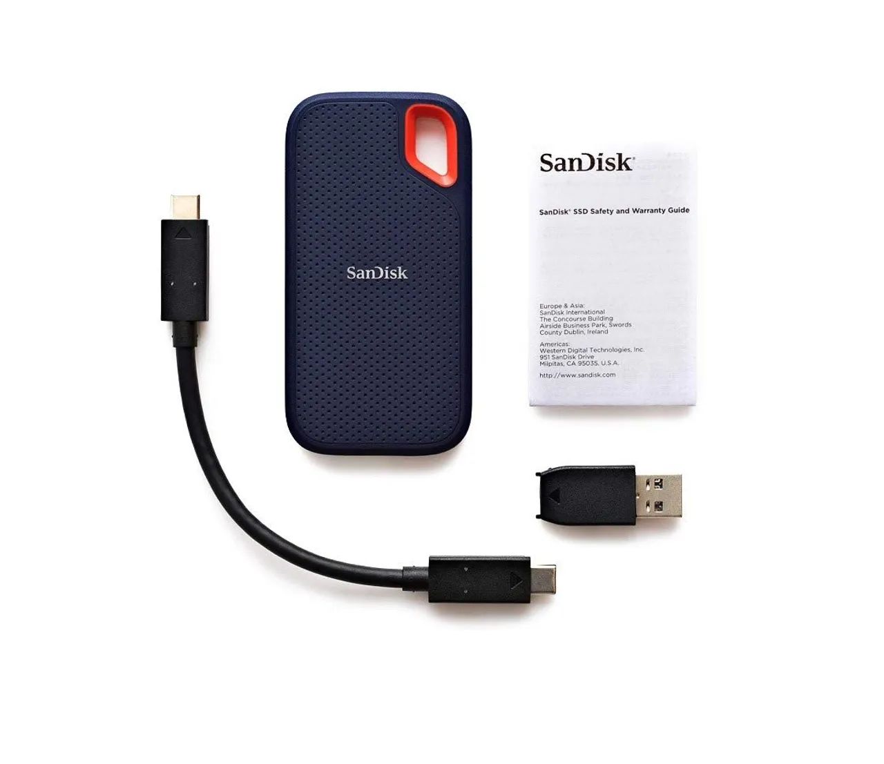 SSD Externo SanDisk Extreme 1TB - USB-C - 1,05 GB/s