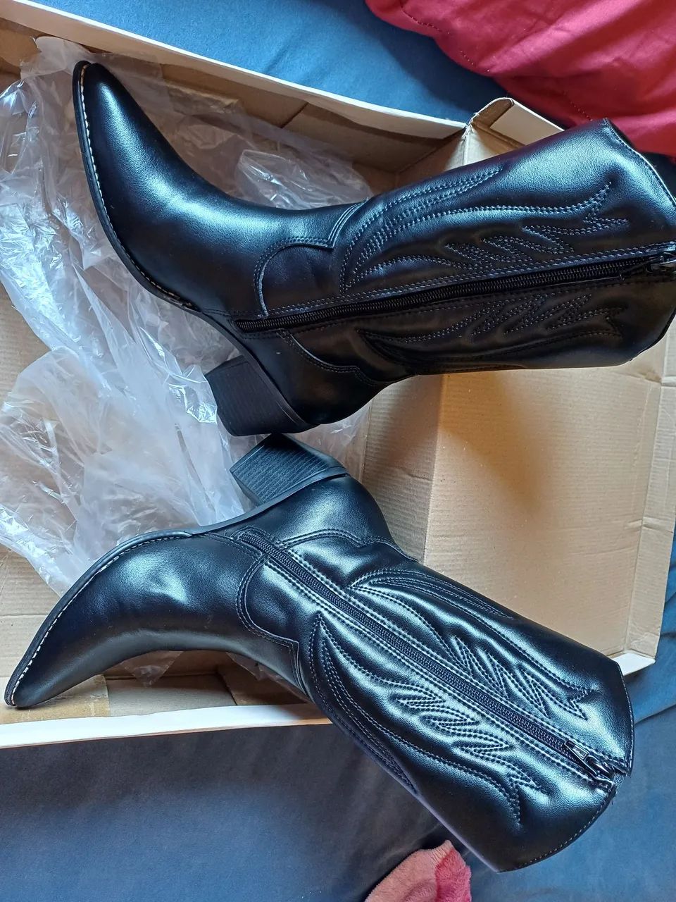 Bota Texas preta .  - Foto 4