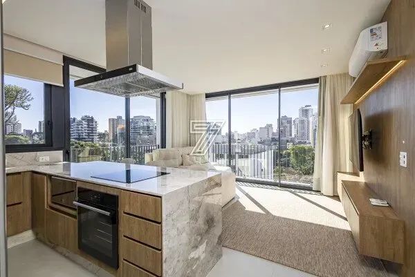 Apartamento Duplex a venda Batel com 78 m2 com 2 quartos 1 vaga garagem - Foto 2