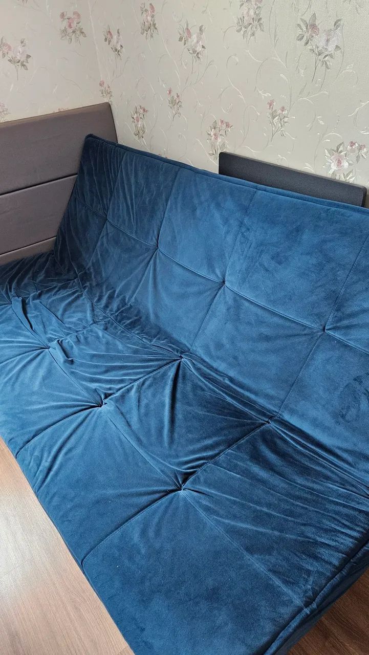 Sofá Cama 1.60m Azul Marinho