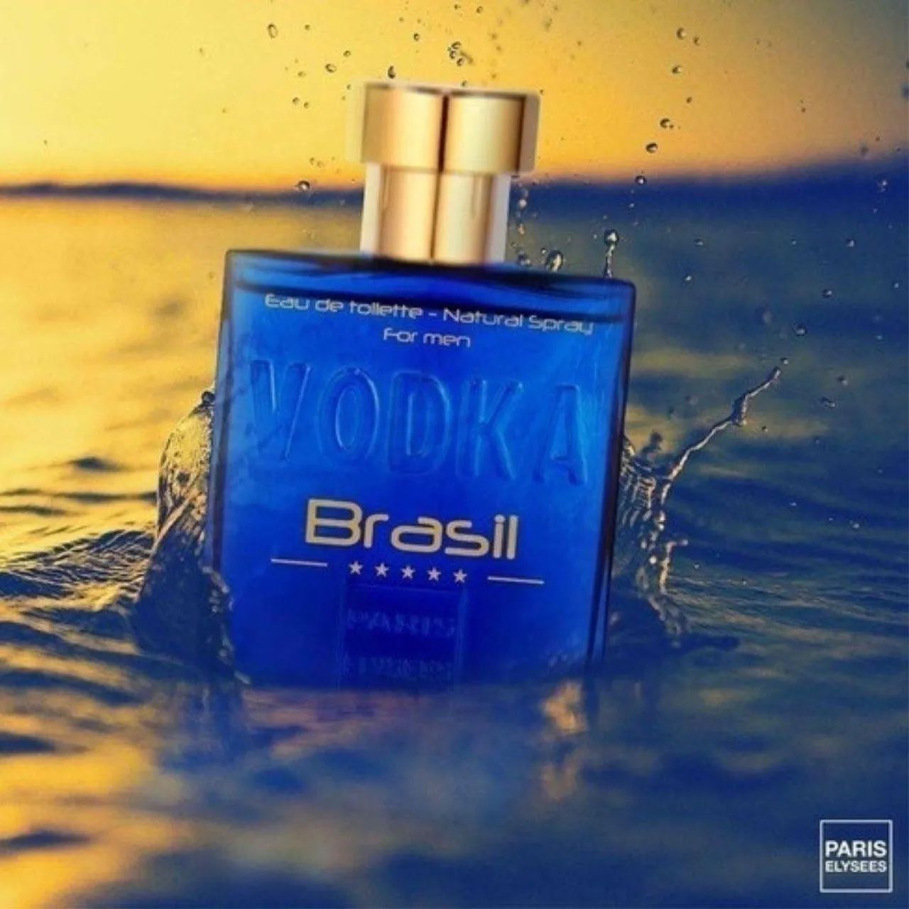 Perfume Vodka Brasil Azul Paris Elysées 
