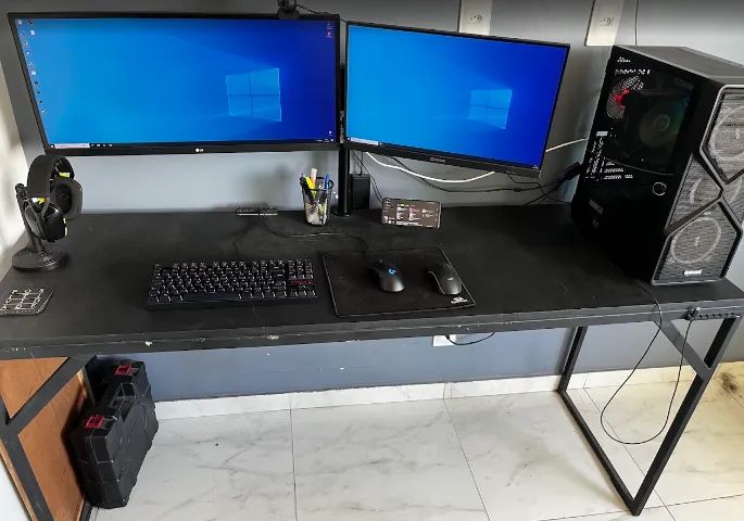 Mesa Computador / Bancada PC / Mesa Setup Gamer / Bancada Gamer - Foto 2
