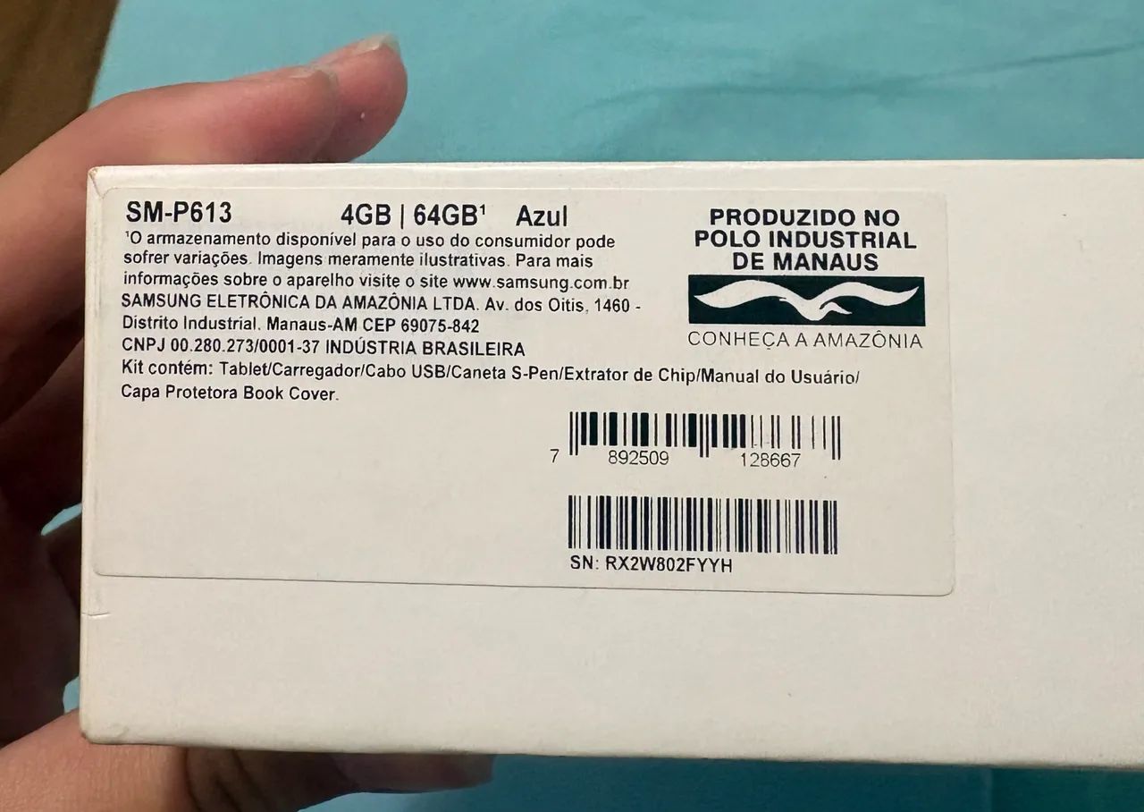 Samsung Galaxy Tab S6 Lite 64GB Azul + S Pen + Capa Original - Foto 2