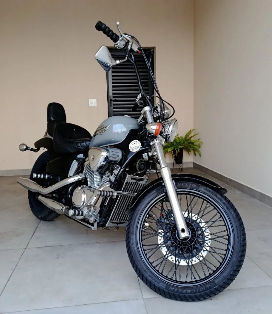 Honda Shadow 600 2001 - Custom estilo americano - Seca-Sovaco - Impecável - Foto 5