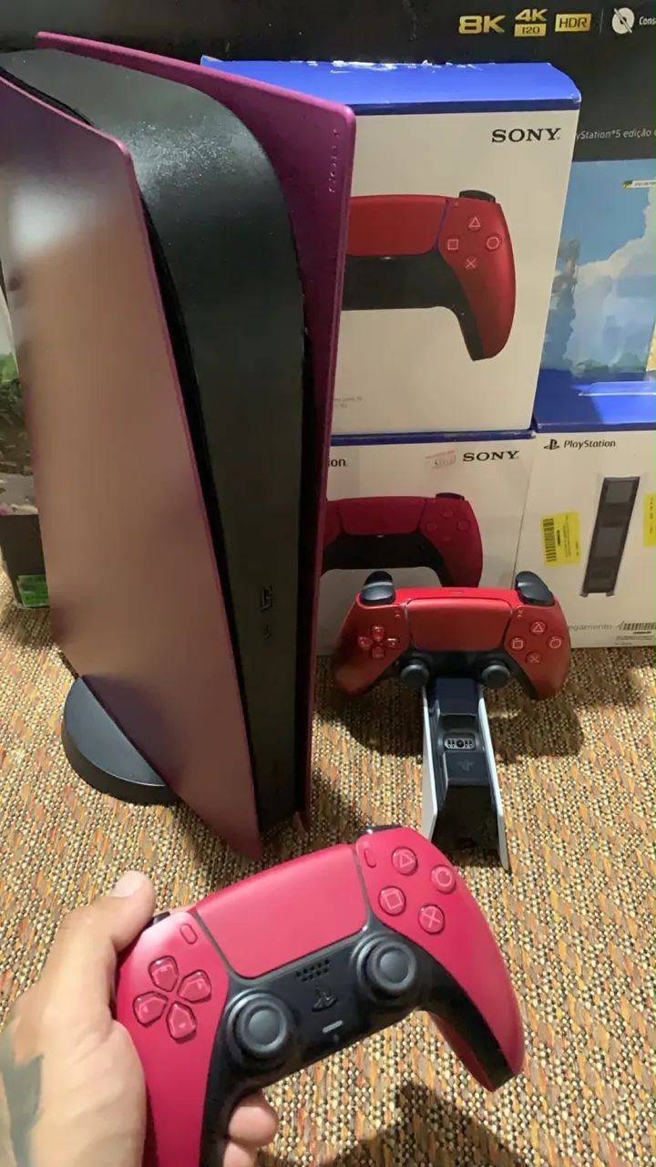 PS5-FAT, 2 Controles e Base carregador  - Foto 2