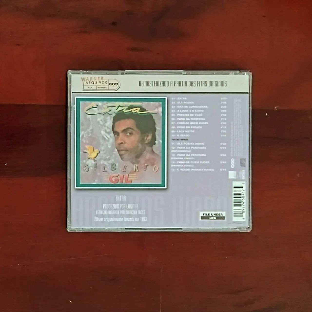 CD Gilberto Gil Extra 1983 remaster bônus  - Foto 3