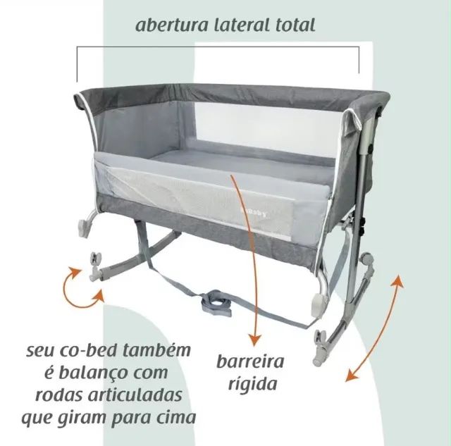 Berço de bebê portátil  - Foto 4