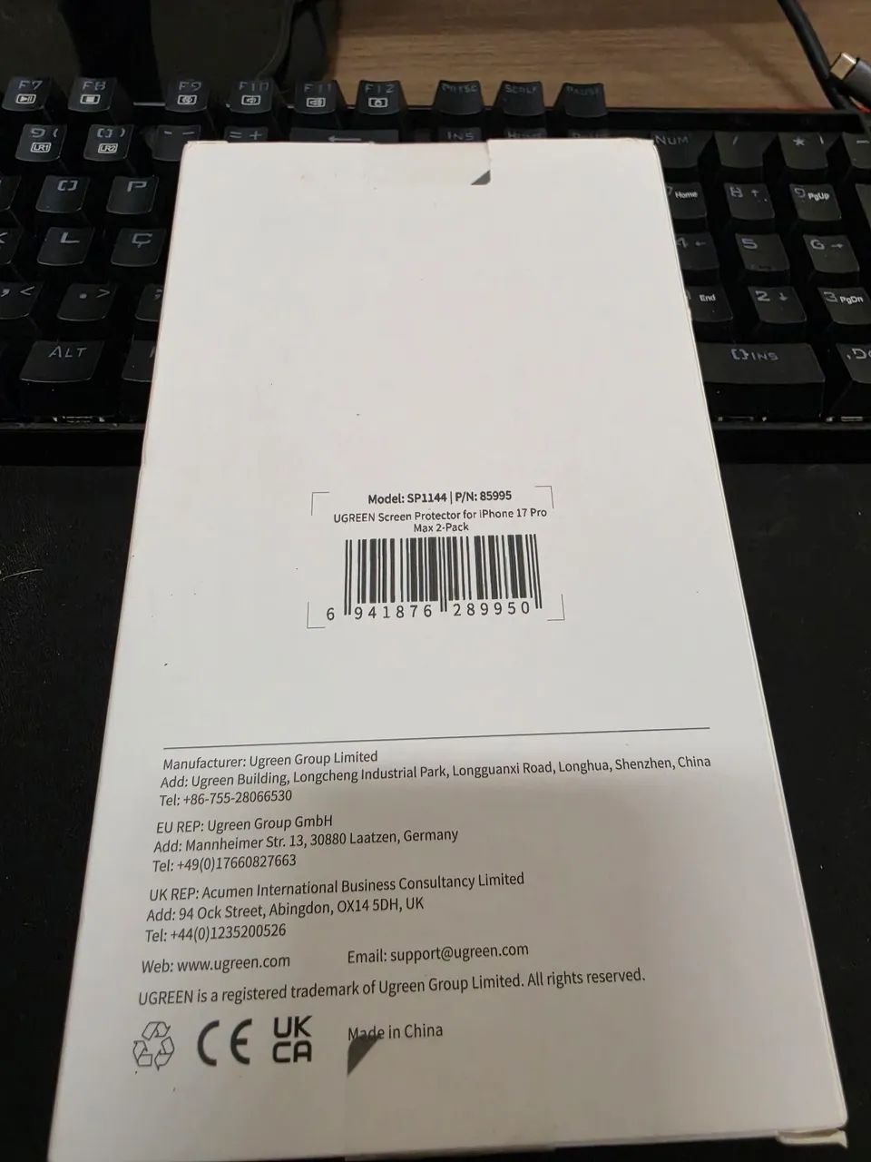Película de vidro UGREEN Iphone 17 pro max - Foto 2