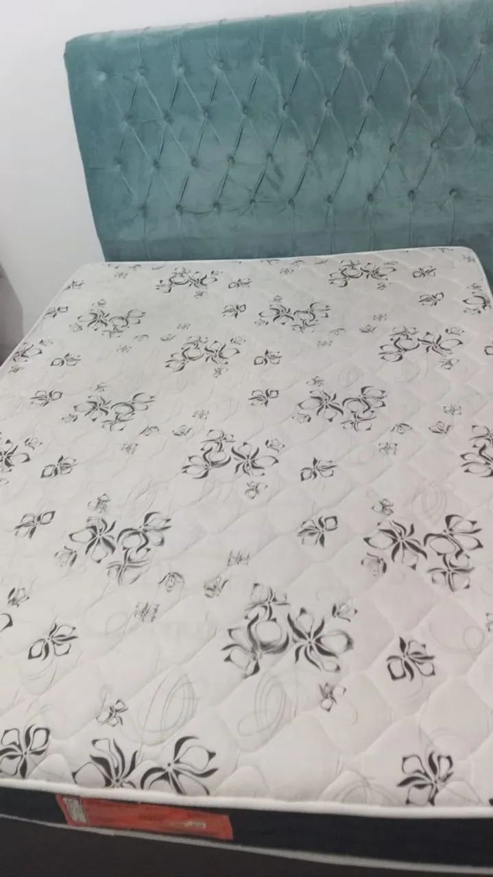 Cama box com colchão e cabeceira  - Foto 5