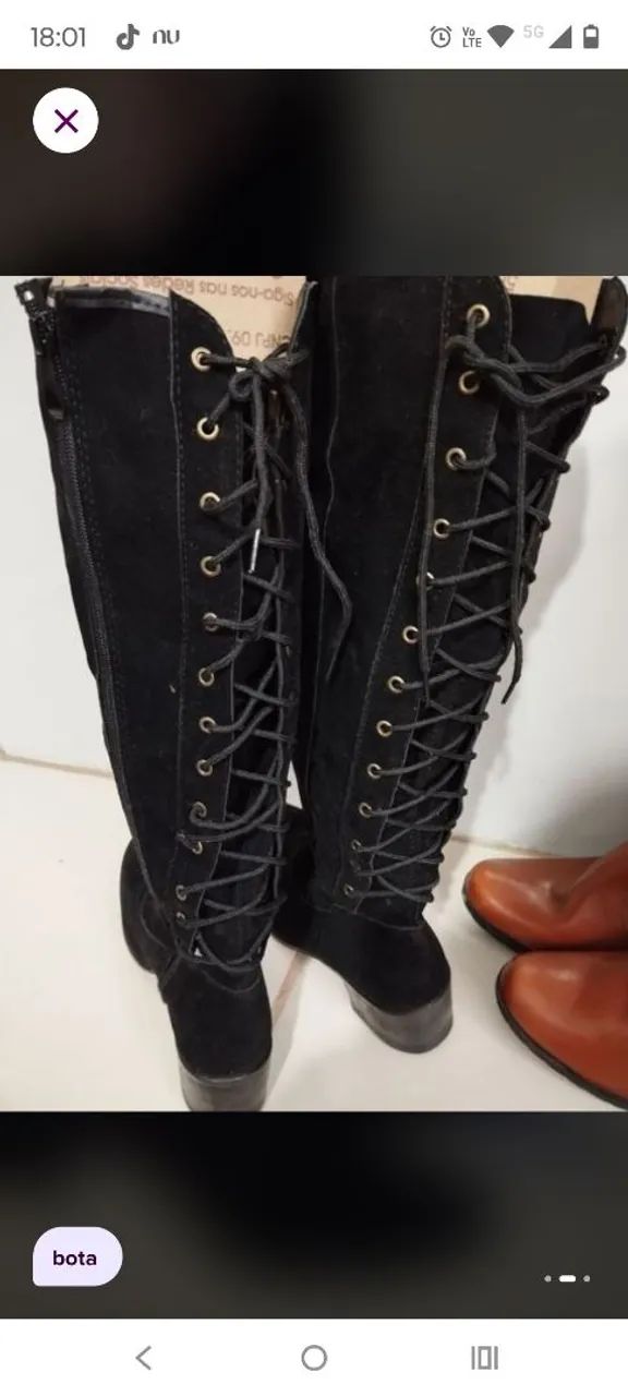 Bota cano longo novíssima  - Foto 3