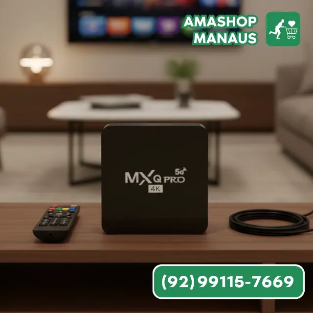Conversor Smart TV Android 4K - Alta Performance e Velocidade