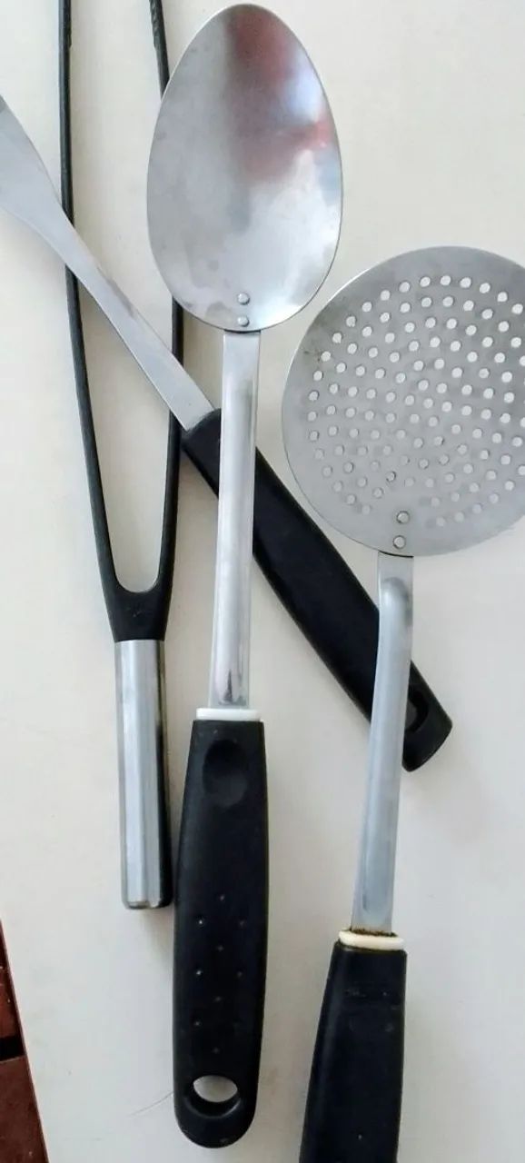 Kit de talheres para preparo 