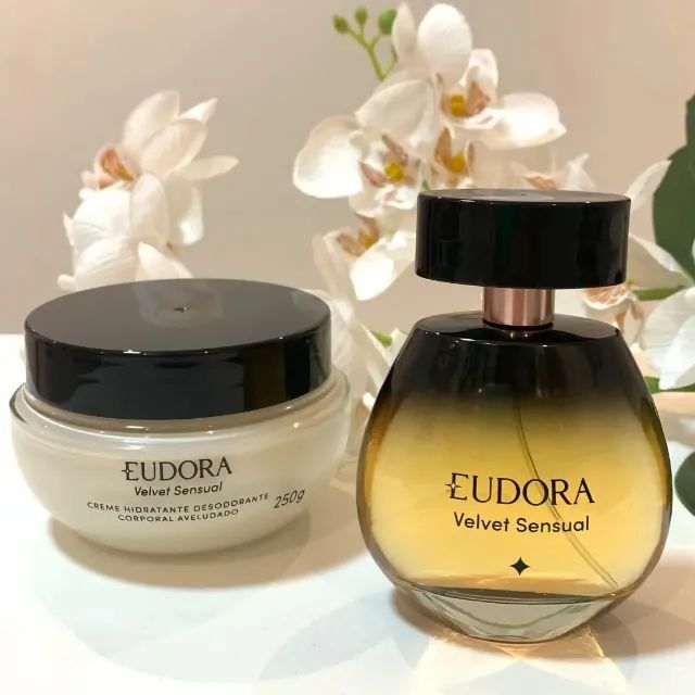 Kit Presente Eudora Velvet Sensual Perfume + Hidratante 250g - Foto 5