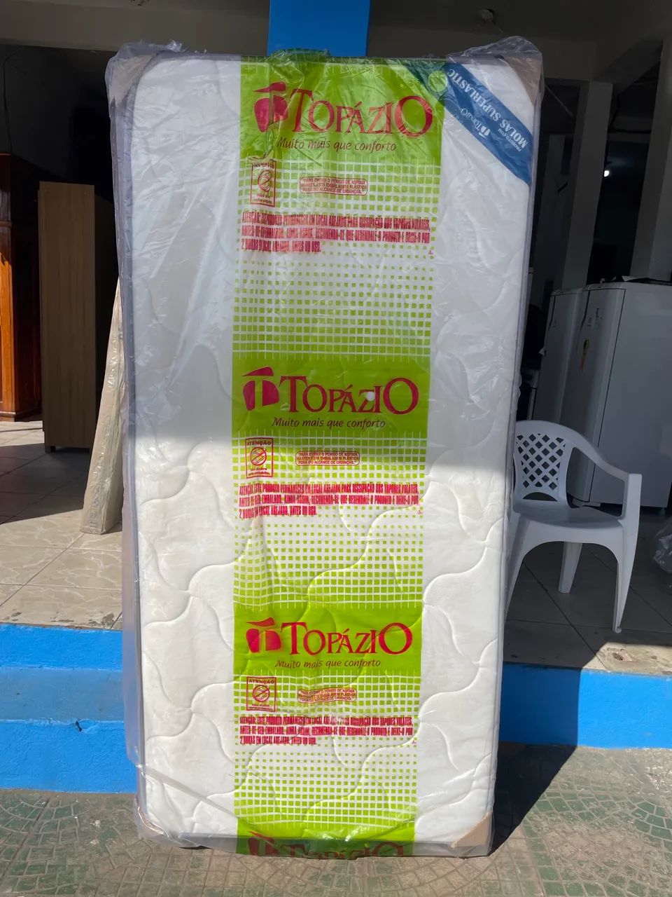 Cama de solteiro mola ensacada 