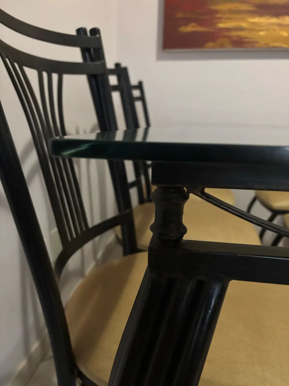 Oportunidade!! Mesa de jantar de ferro maciço  - Foto 4
