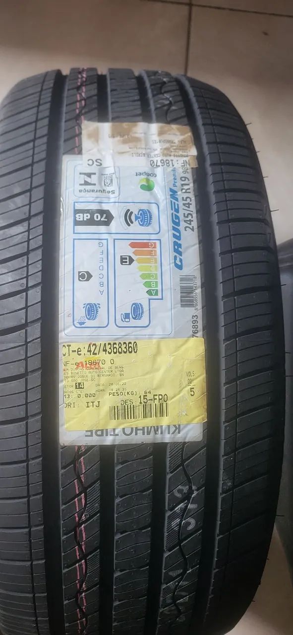Pneu aro 19 novo 