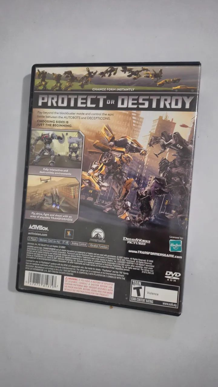 Transformers - PS2 (ORIGINAL) - Foto 2