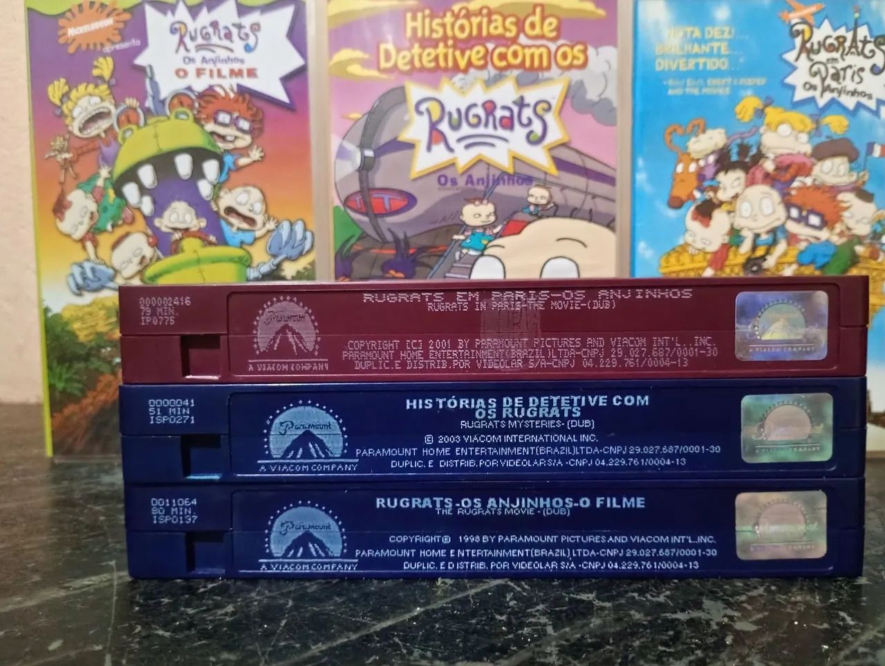 LOTE VHS RUGRATS OS ANJINHOS (IMPECÁVEIS)  - Foto 3