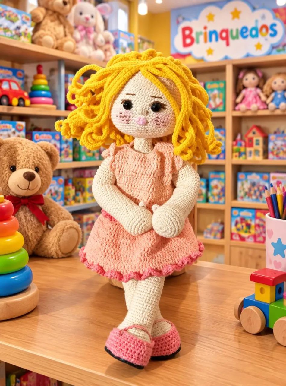 Boneca amigurumi  - Foto 2