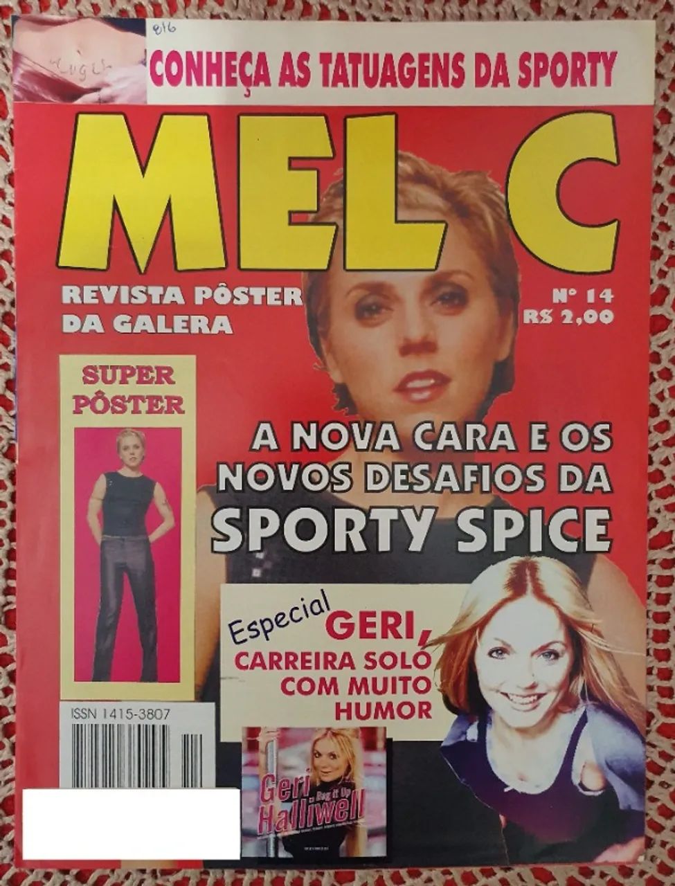 Revista pôster Mel C
