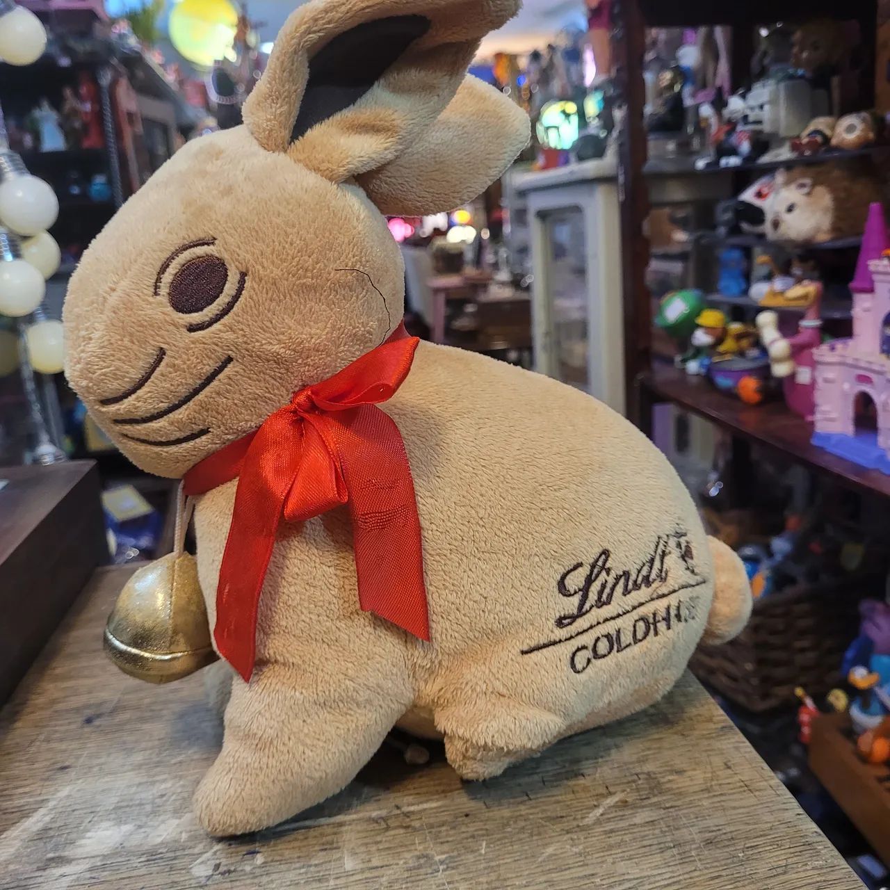 Coelho de pelúcia da Lindt. 
