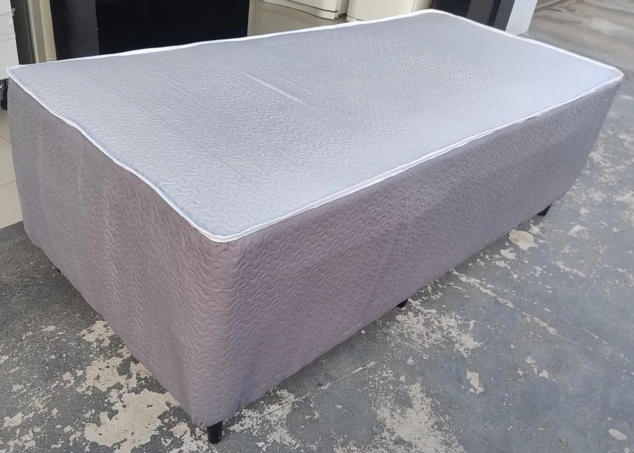 Cama Box solteiro de mola . Faço a entrega * 