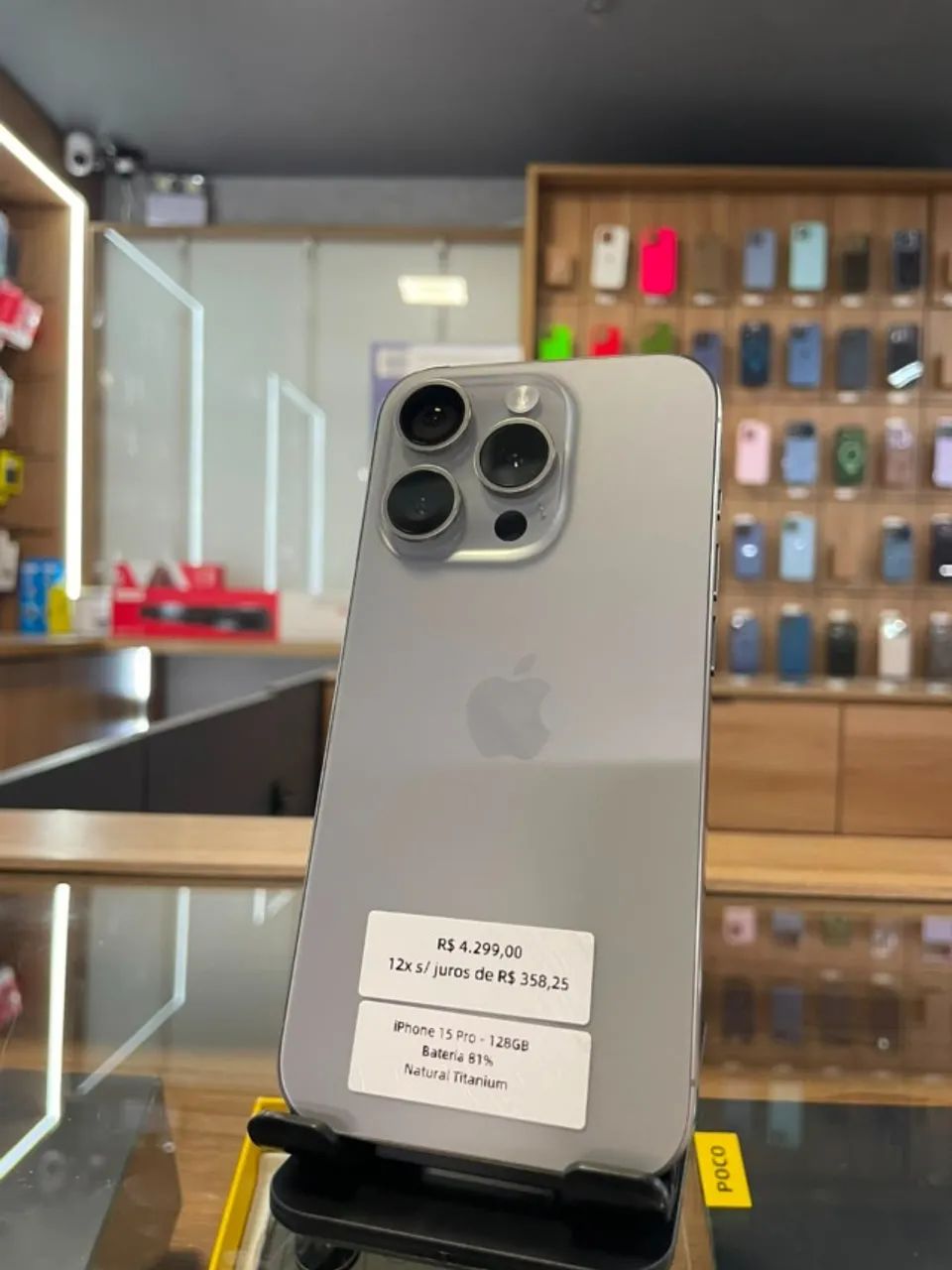 iPhone 15 Pro 128 GB - 06 Meses de Garantia - Infinity Eletronics & Games