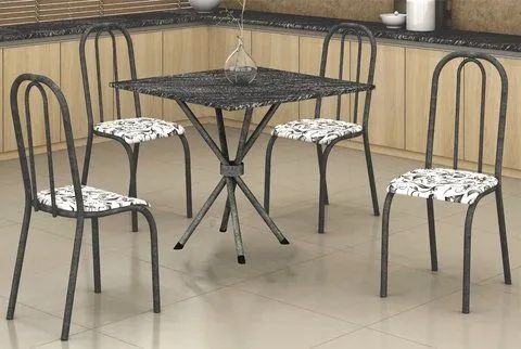 Mesa de cozinha com 4 cadeiras laca , à pronta entrega  - Foto 3