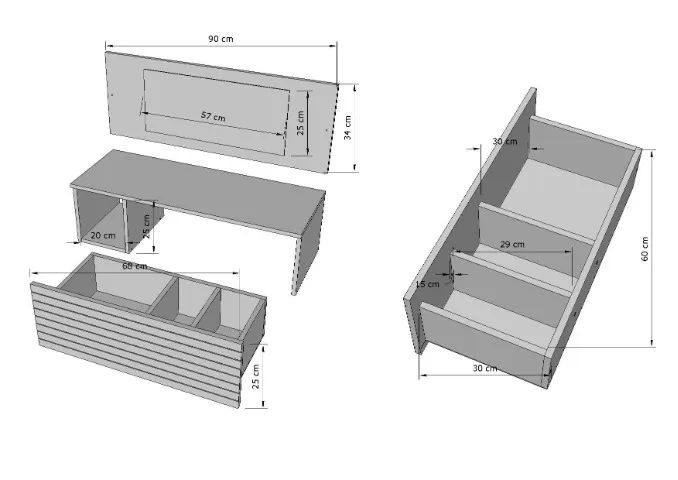 Penteadeira Joy Camarim com Espelho Multiuso - Foto 2
