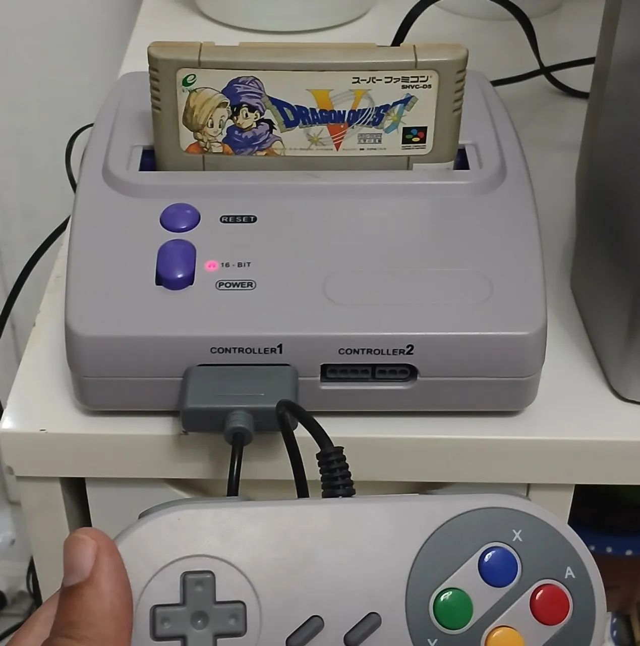 Clone Super Nintendo Baby. Com jogo Original  - Foto 3