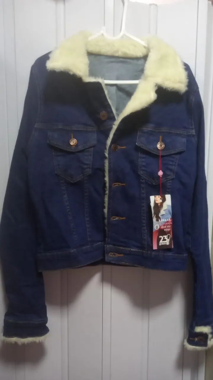 Jaqueta jeans 23 graus tam G - Foto 4