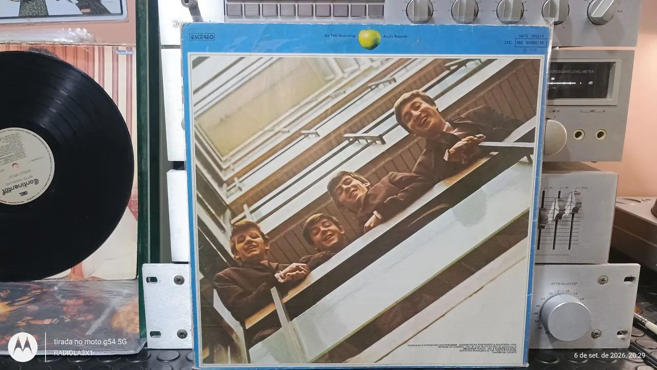 Disco de vinil Beatles azul  - Foto 2