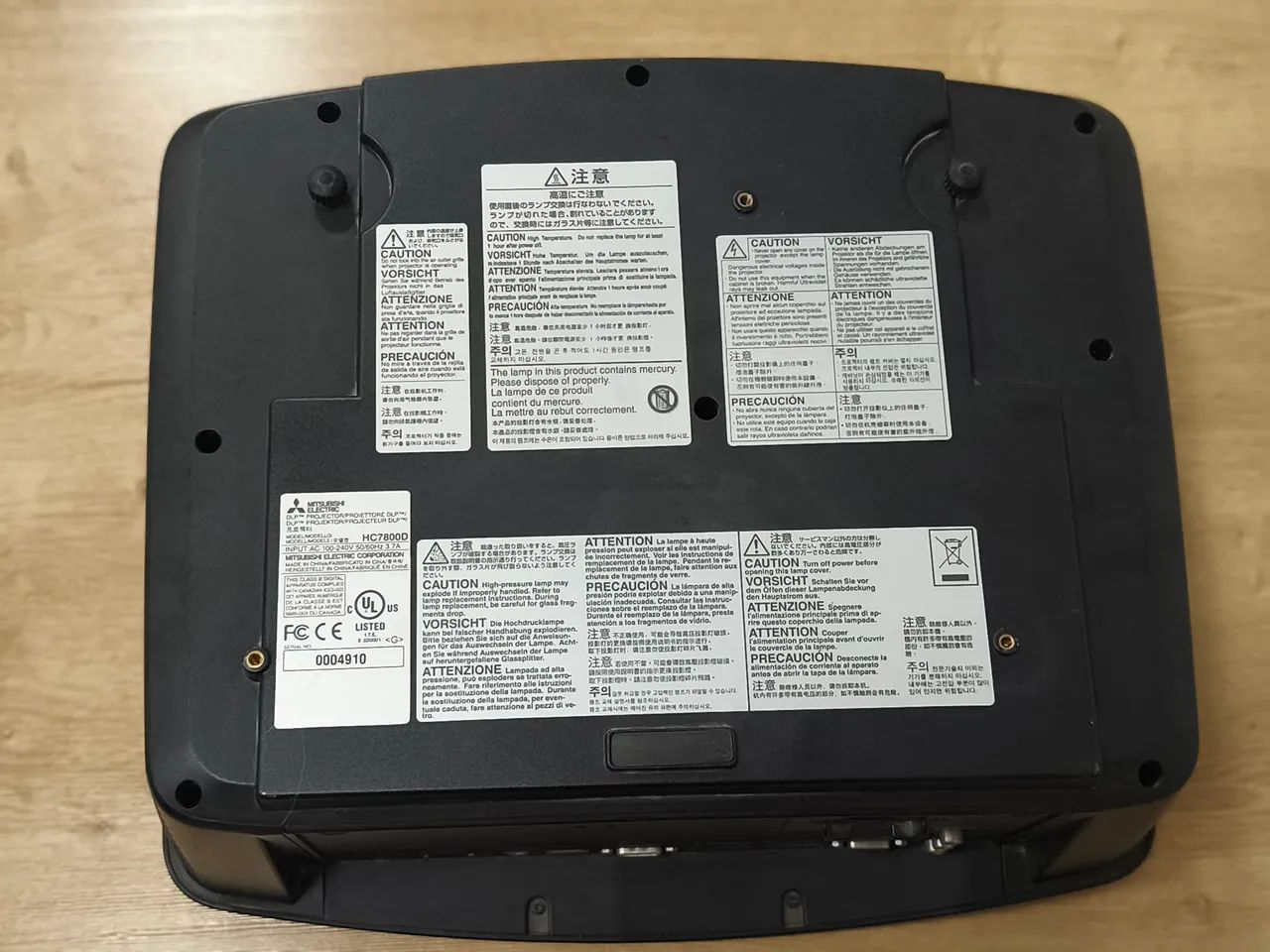 Projetor Mitsubishi HC7800D Full HD 3D com 2 oculos - Foto 6