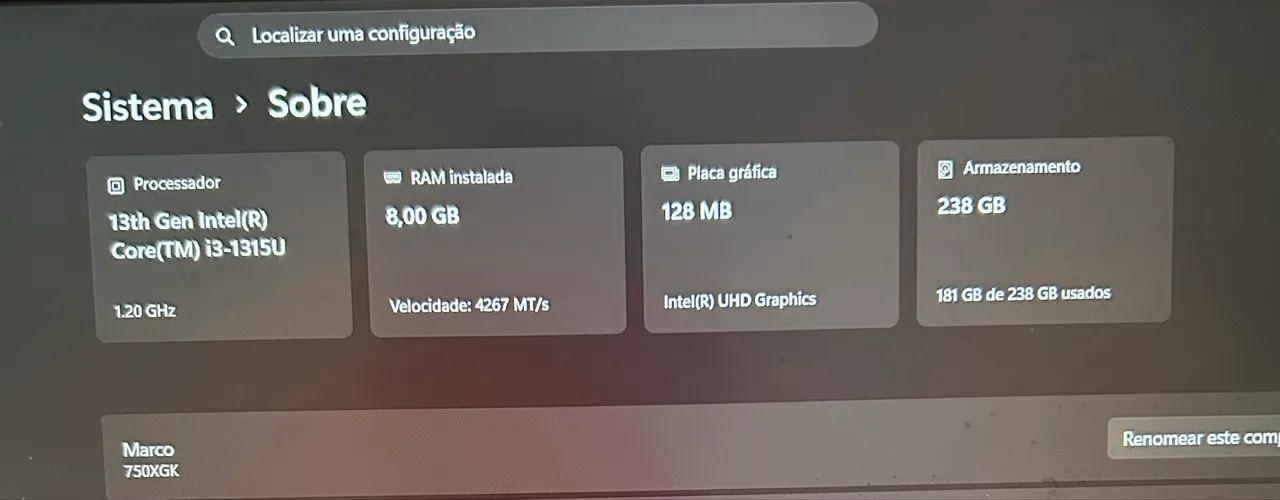 Notebook Samsung Galaxy Book4 i3 8GB 256GB SSD Full HD IPS - Foto 4