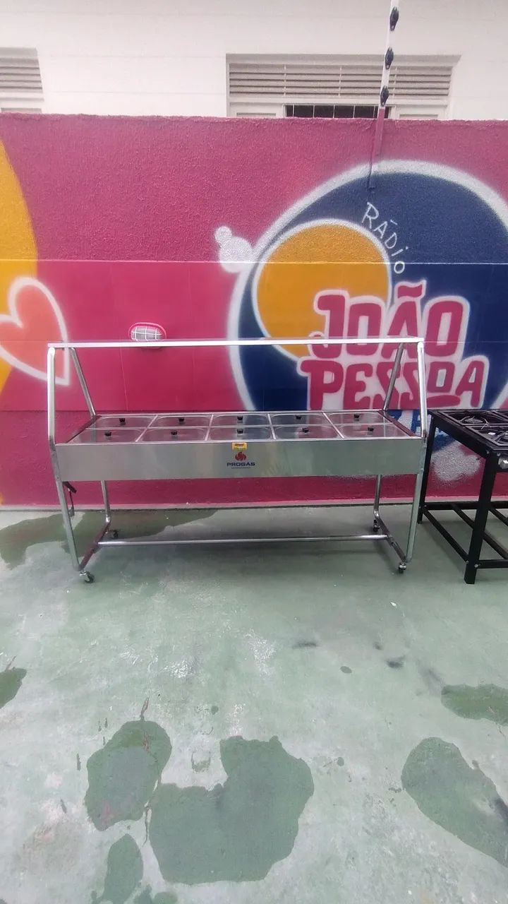 BUFFET SELF SERVICE TÉRMICO 10 CUBAS COM TAMPO DE VIDRO PROGÁS  - Foto 3