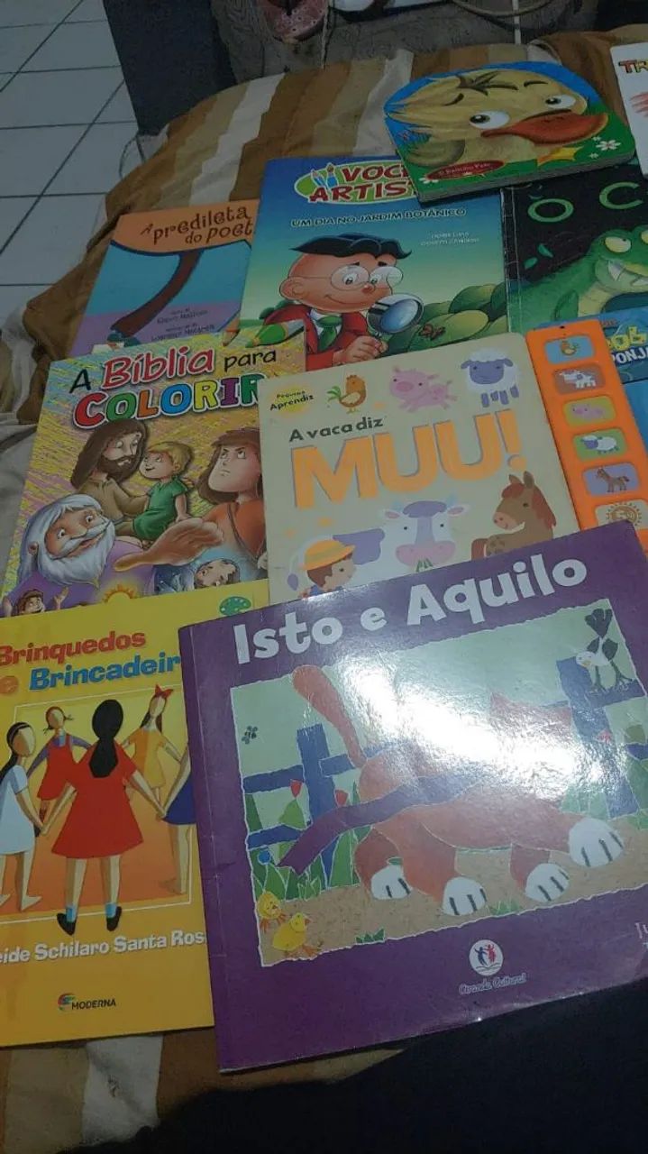 Livros infantis e jogos 