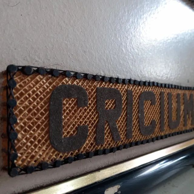 Antigo quadro do Tigre  Criciúma  de colecionador peça única.   - Foto 3